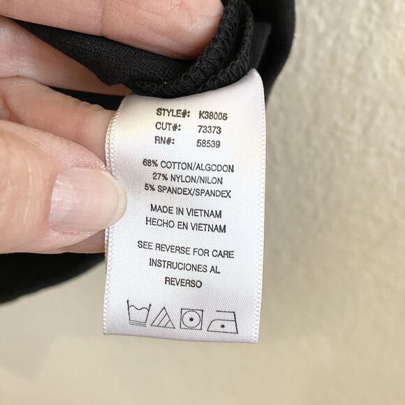 Kut From The Kloth Womens One Shoulder Mini Dress Large Black Knit - Picture 4 of 9